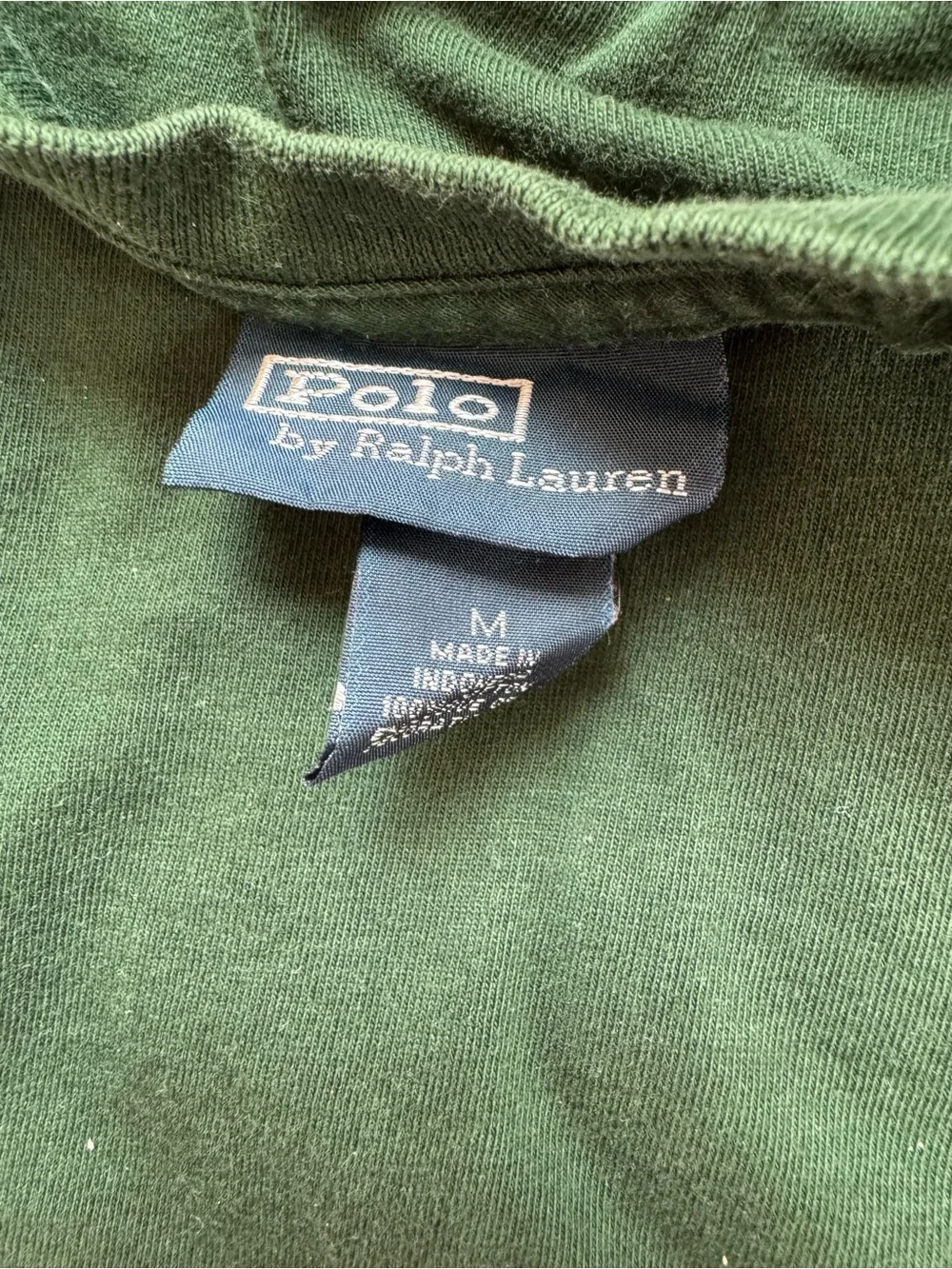 Polo Ralph Lauren Forest Green Long Sleeve with Orange Pony